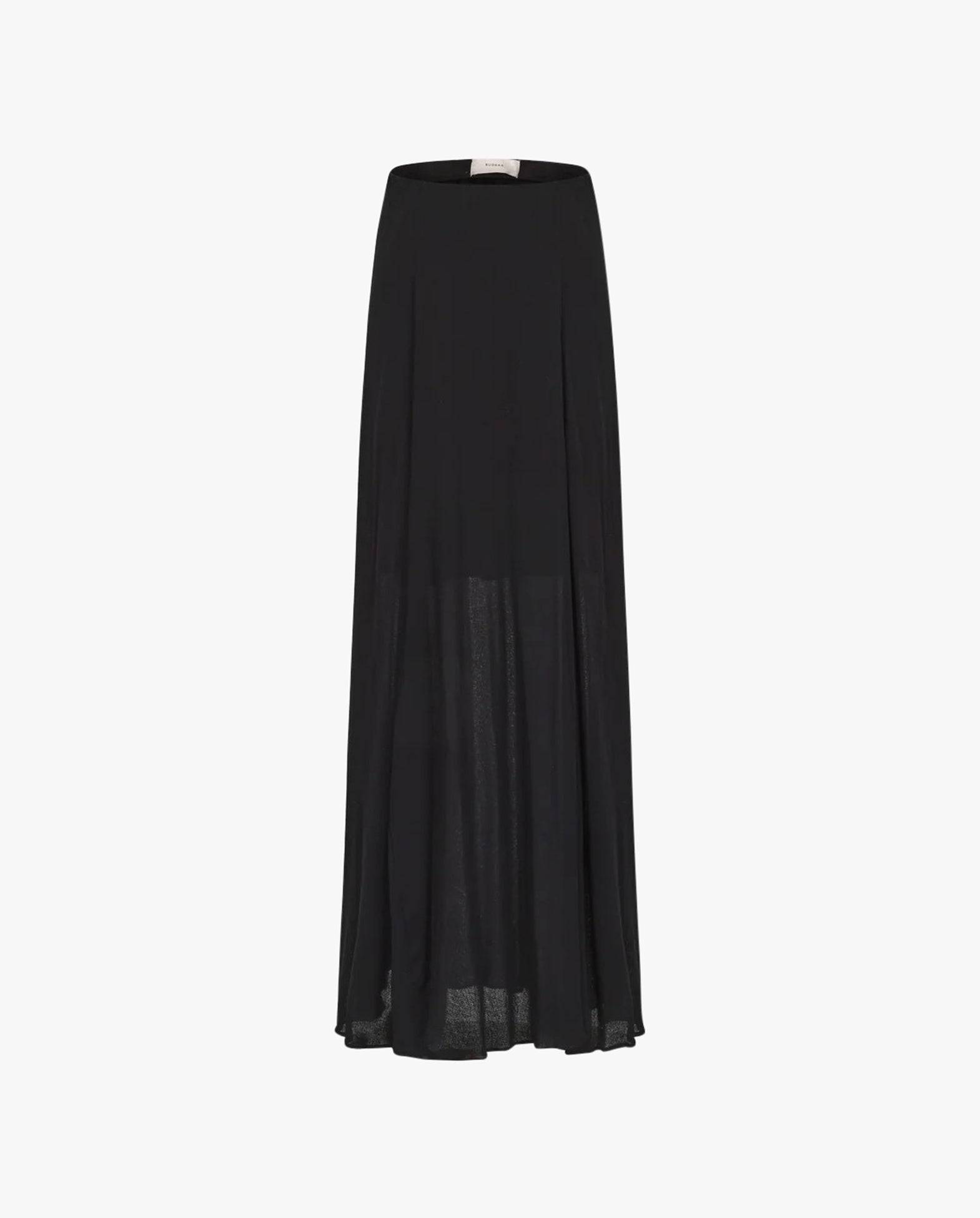 Jet Black Cocoon Skirt