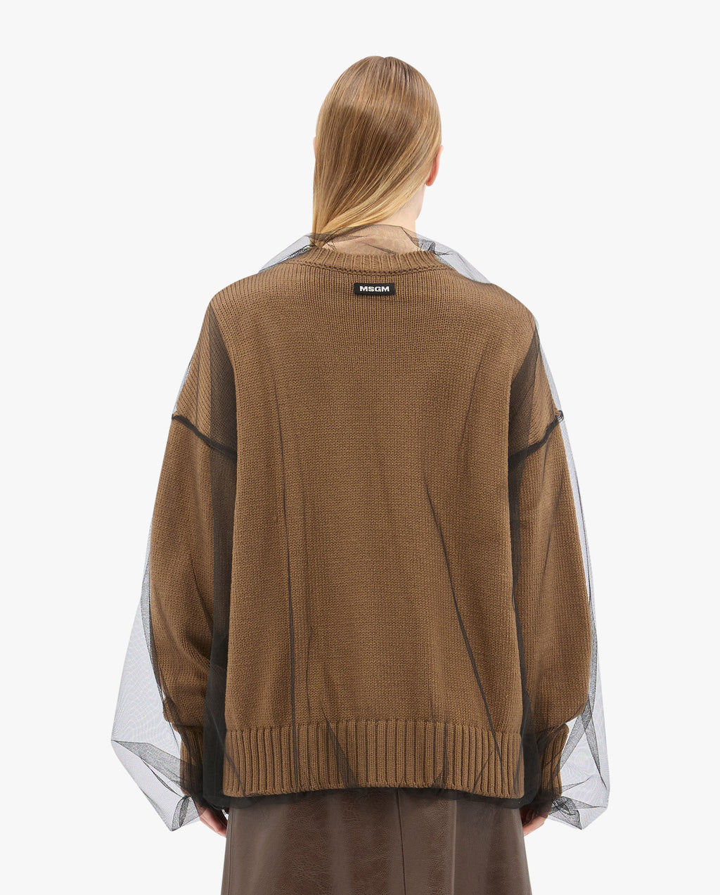 Wrapped Tulle Sweater