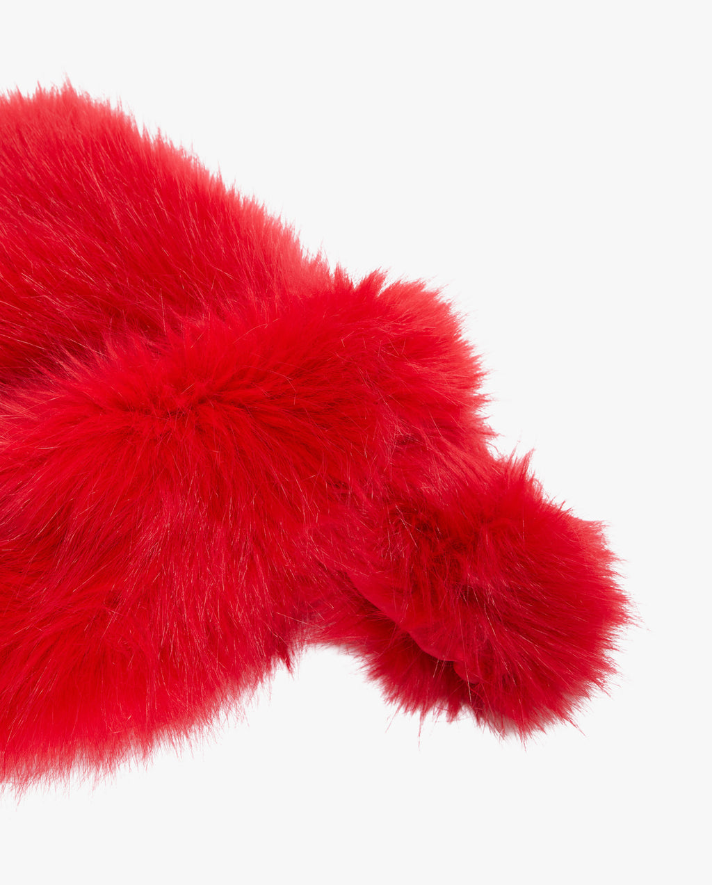 Fluffy Small Satchel Red