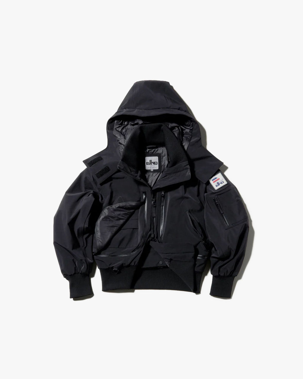 Nova 3L Padded Perfomance Bomber Black Jacket