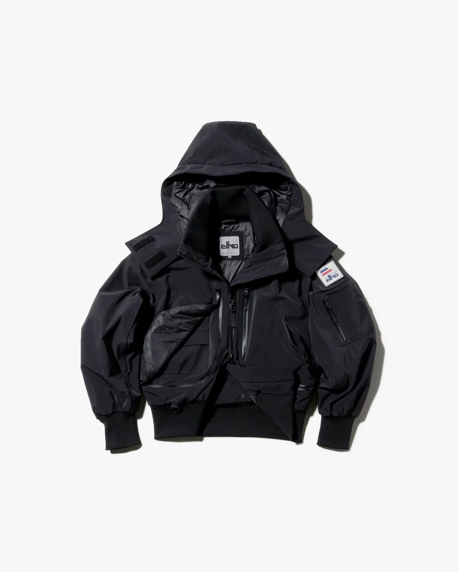Nova 3L Padded Perfomance Bomber Black Jacket