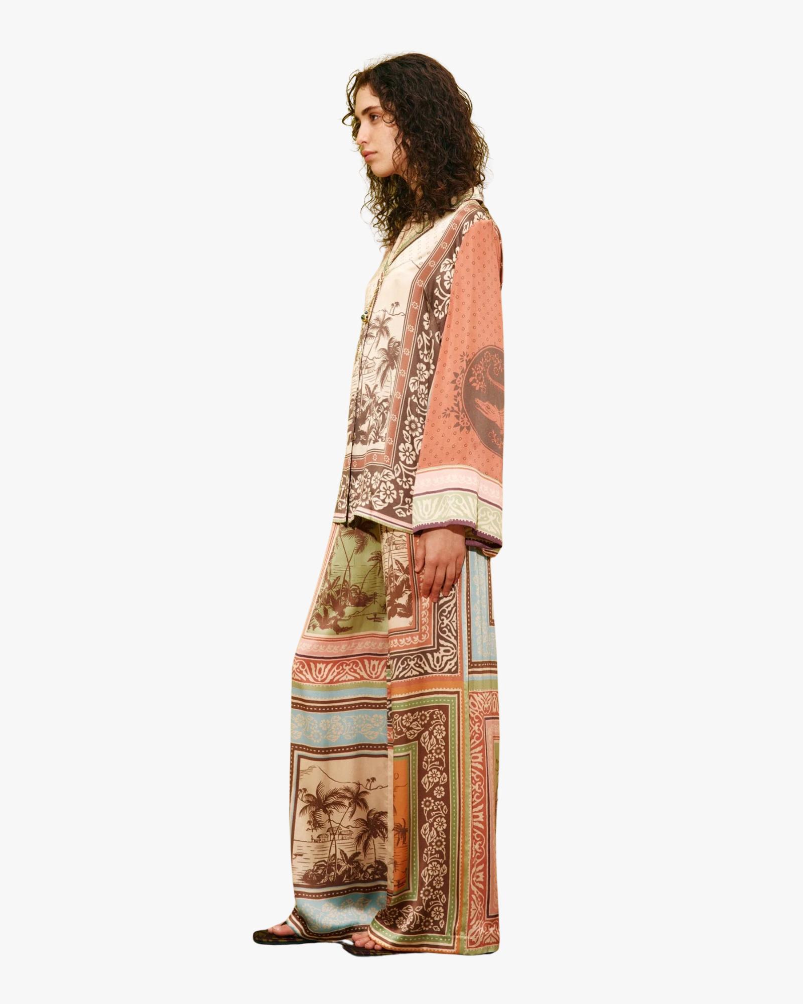 Relaxed Alberta Silk Shirt Multi