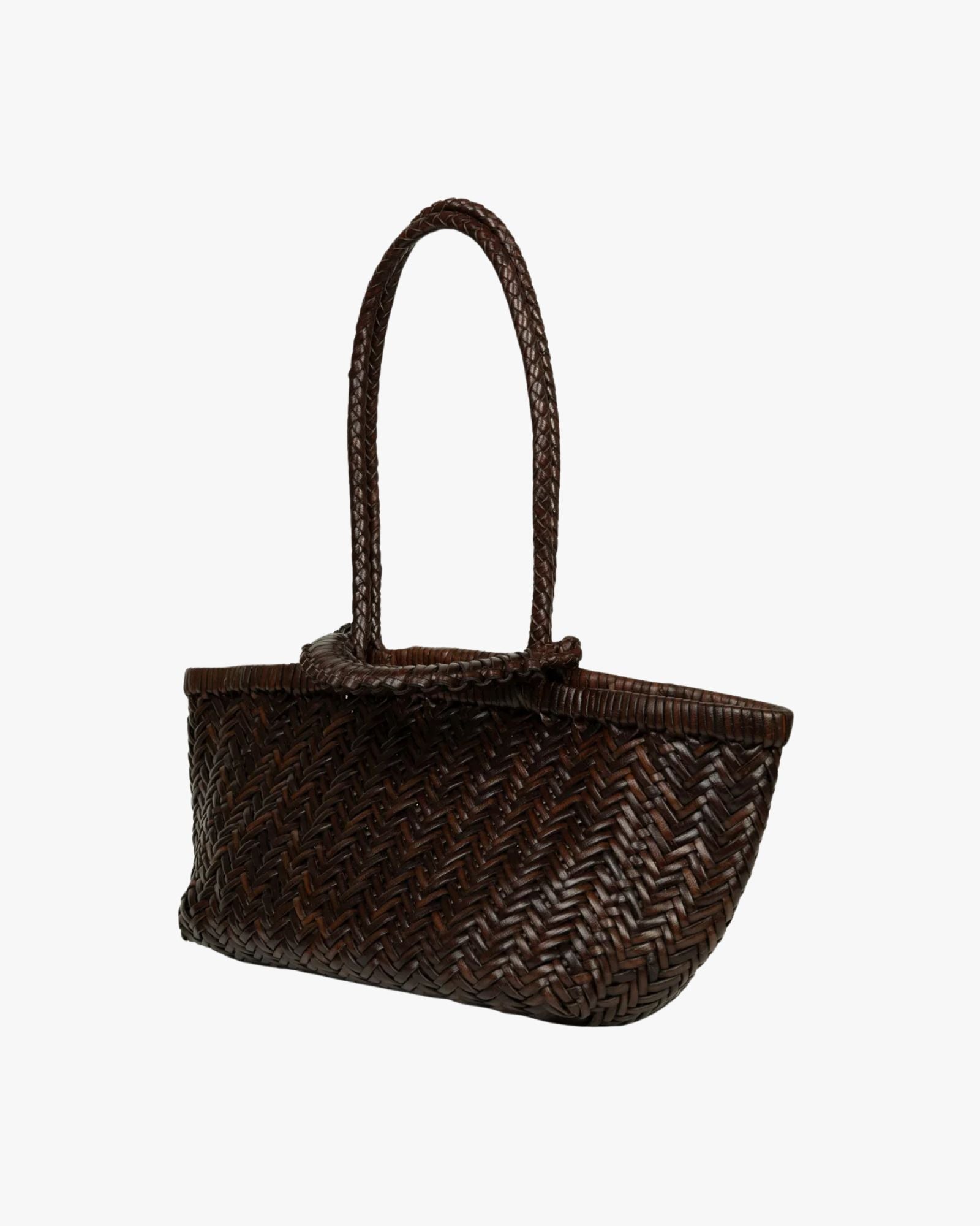 Pazar Tote Boat Handwoven Brown