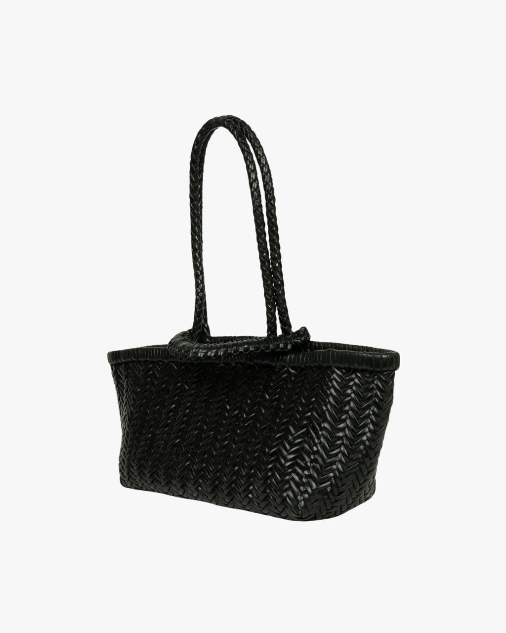 Pazar Tote Boat Handwoven Black