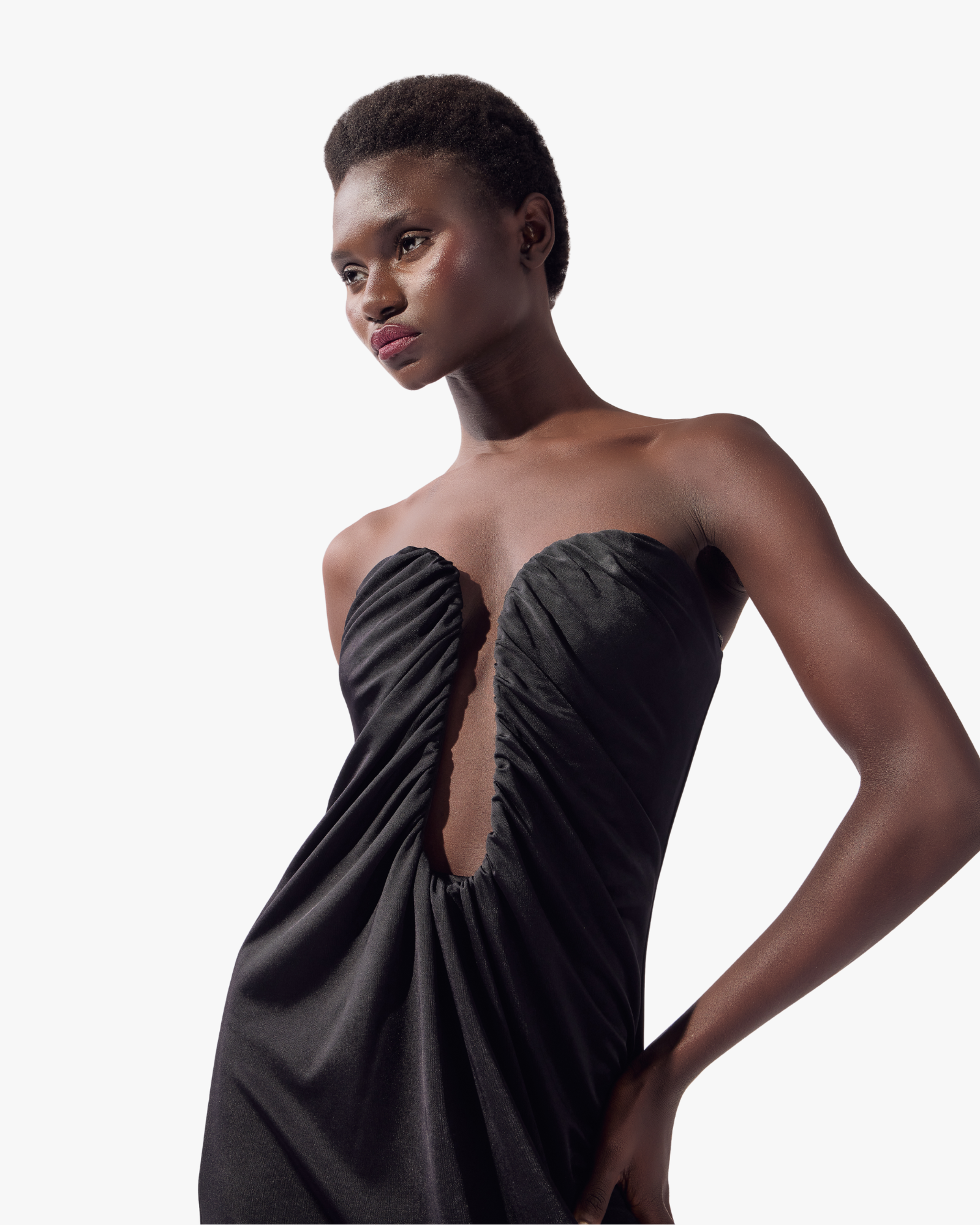 Structured Maxi Dress