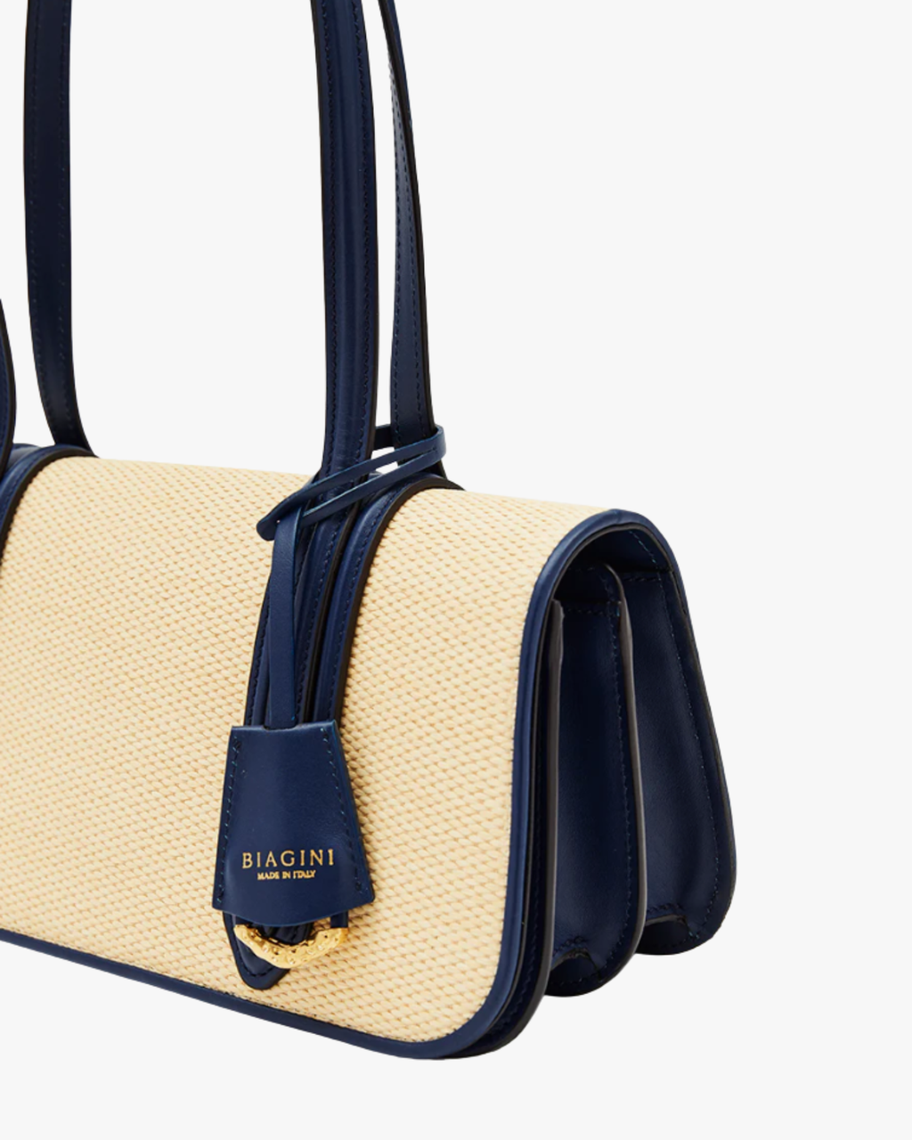 Bonissima Shoulder Bag Long Light Brown Rafia