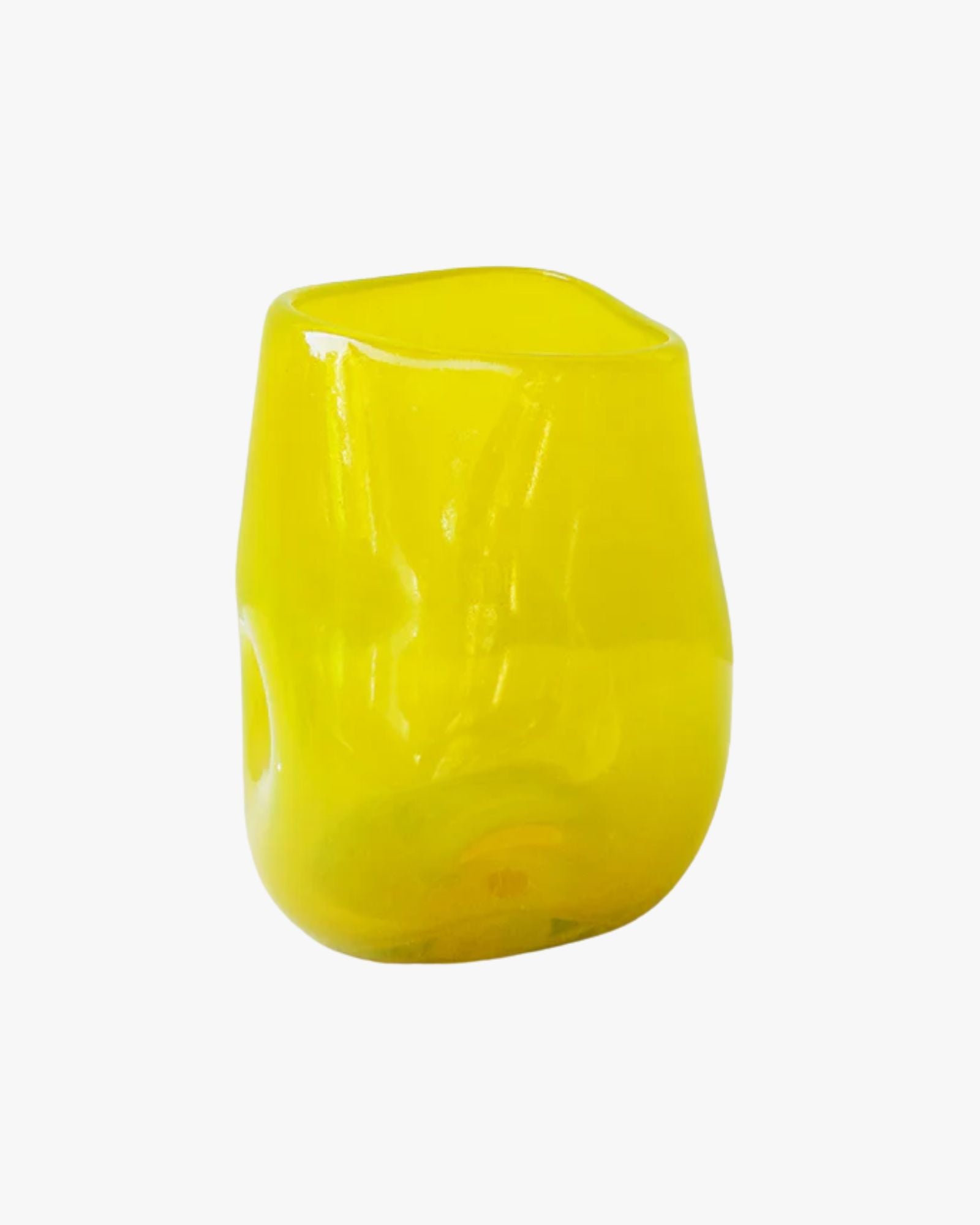 Thaw Recycled Glass Tumbler in Yellow