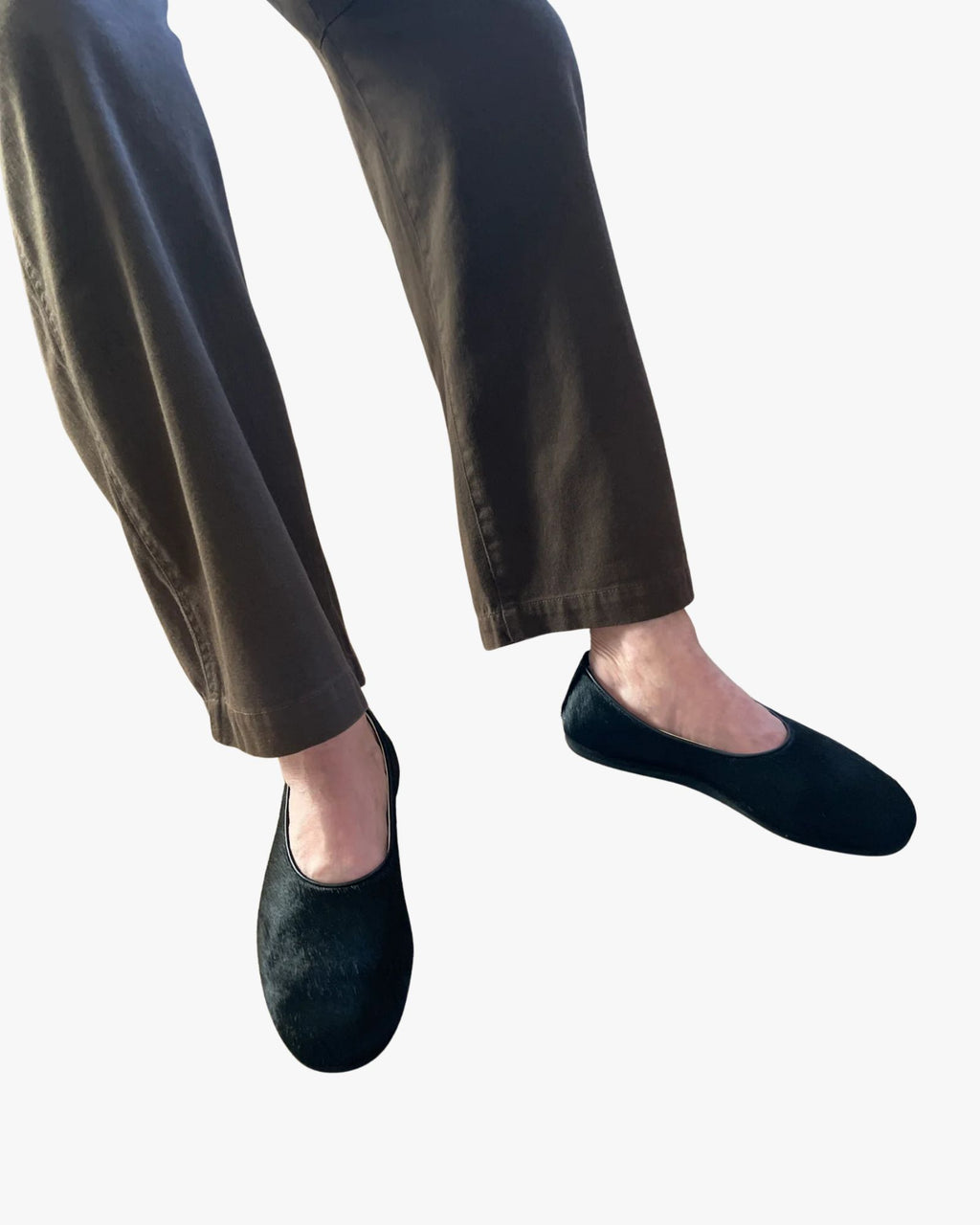 Carly Pony Shoes Black