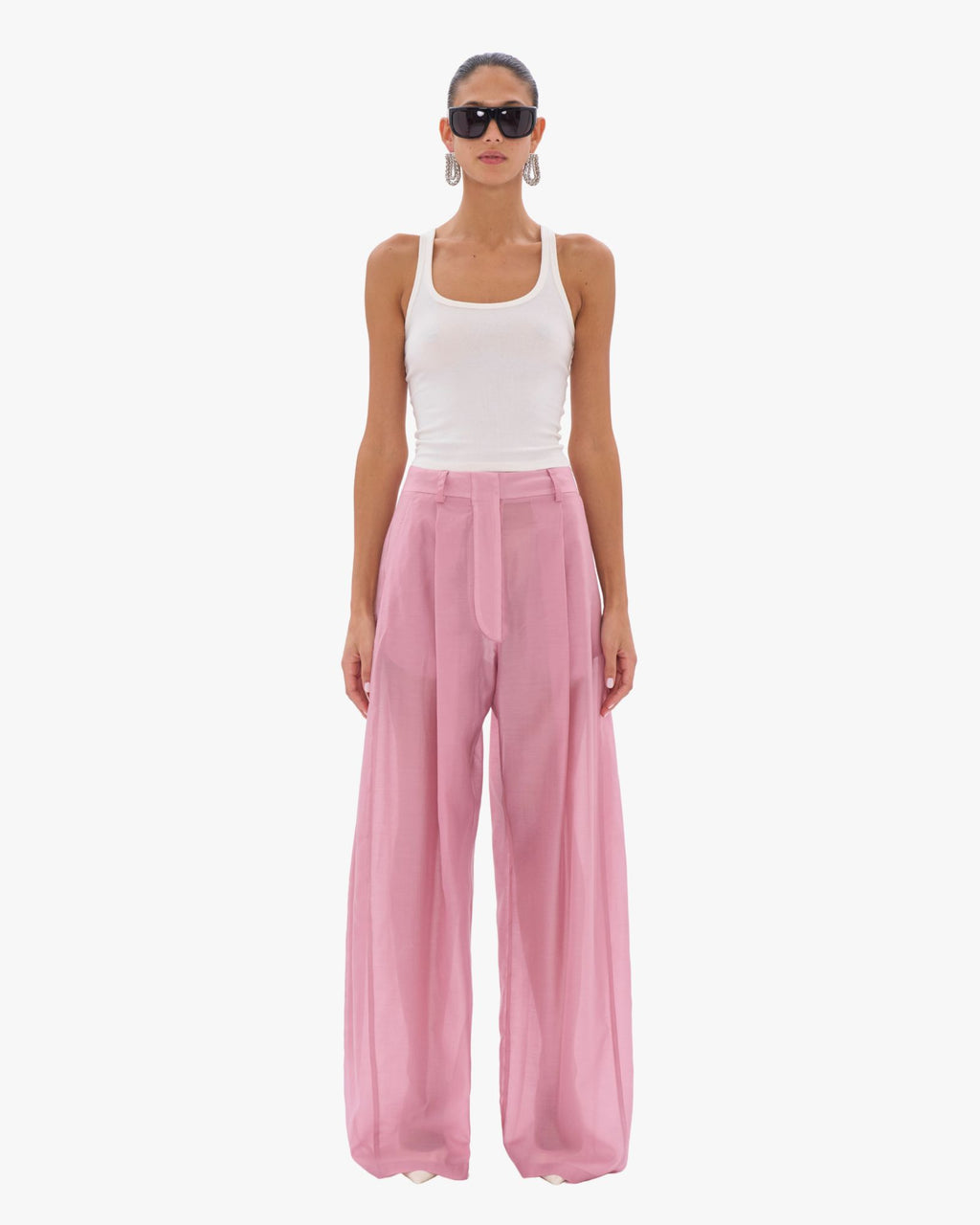 Billie Antique Pink Pants Ballon Fit