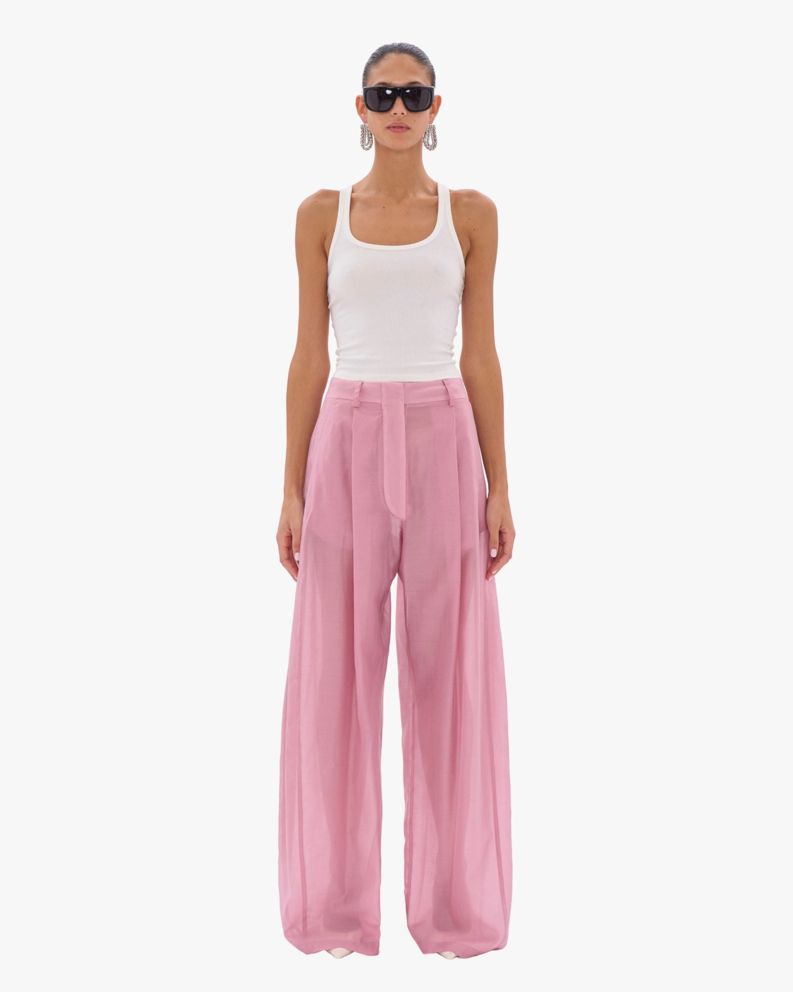 Billie Antique Pink Pants Ballon Fit