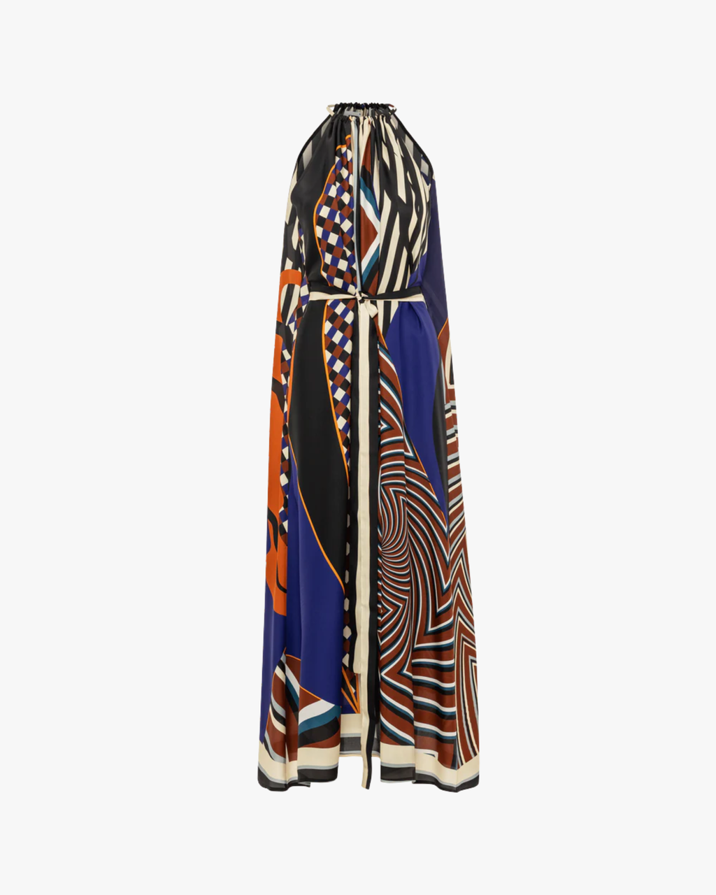 Julia Halter-Neck Maxi Dress