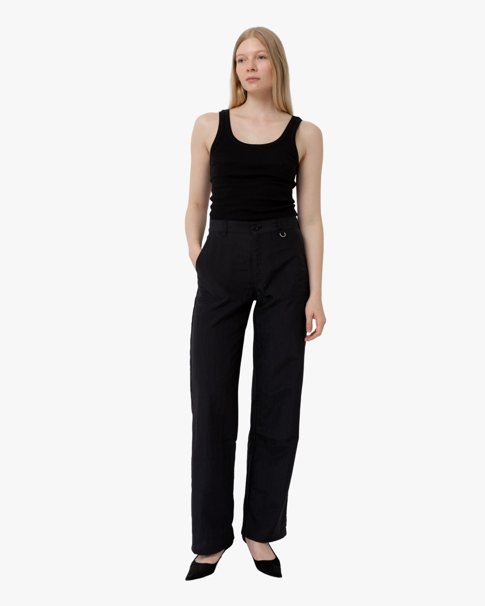 Tank Top Alex with Low Back Black