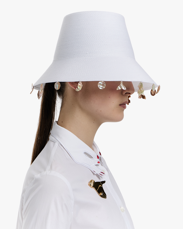 Bucket Hat with Sea Charms