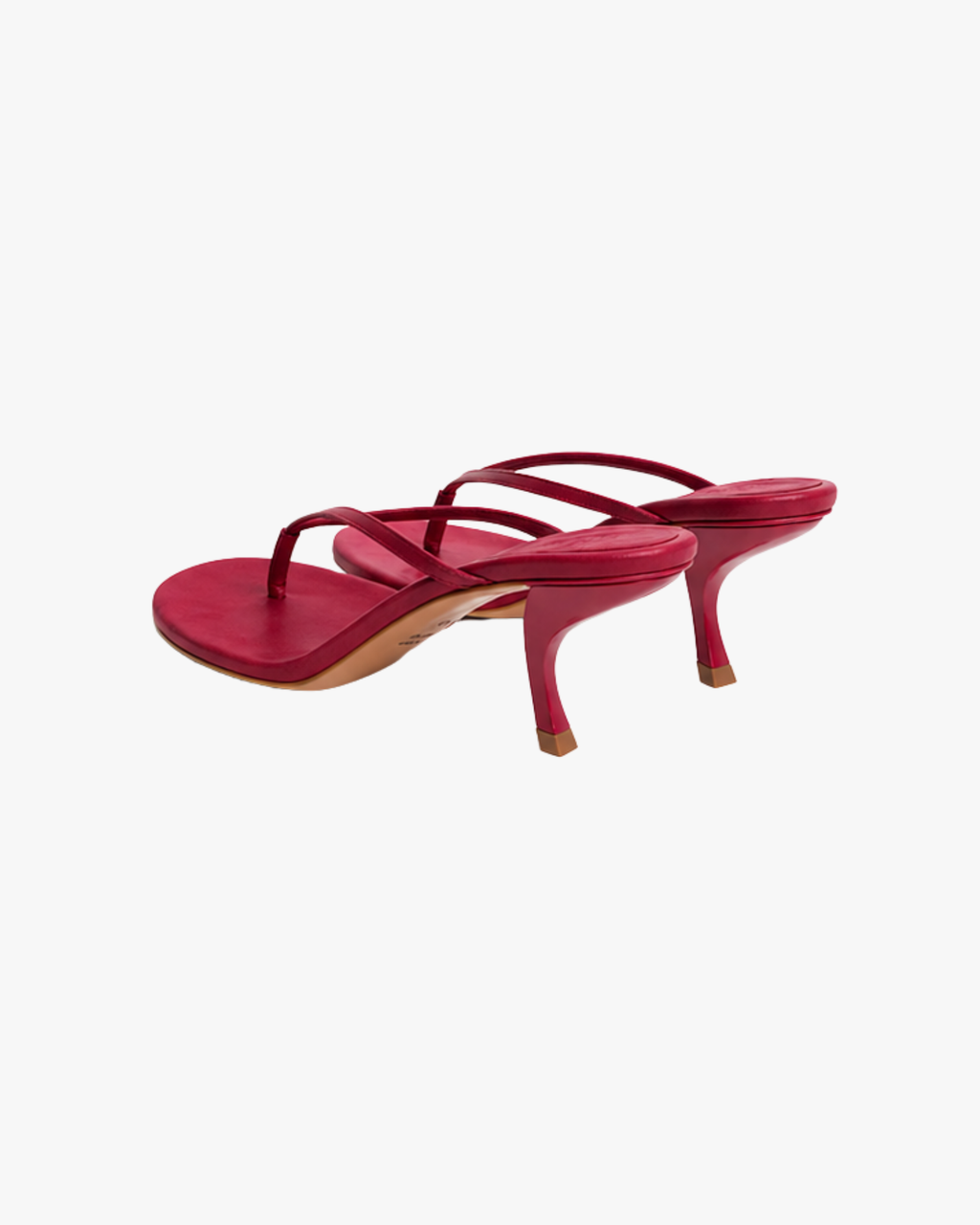 Aurorina 50Mm Heel Thong Sandal Cherry