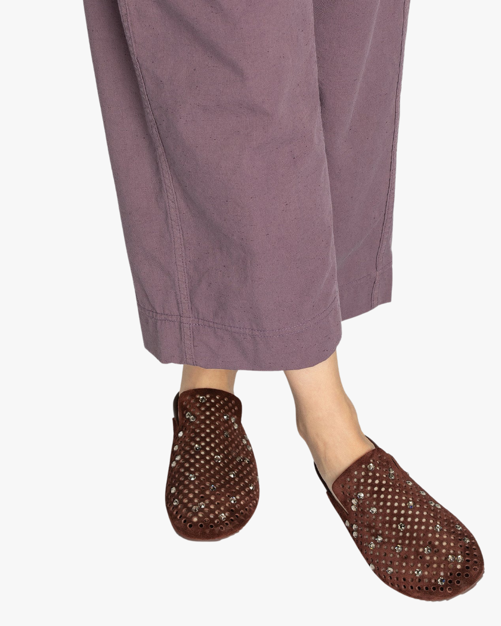 Braidy Slippers Brunette