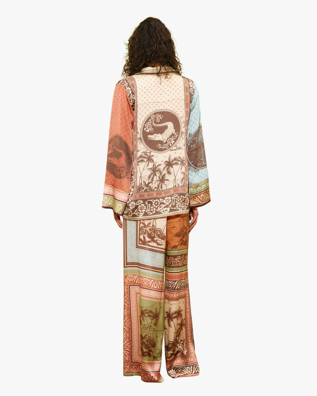 Relaxed Alberta Silk Shirt Multi