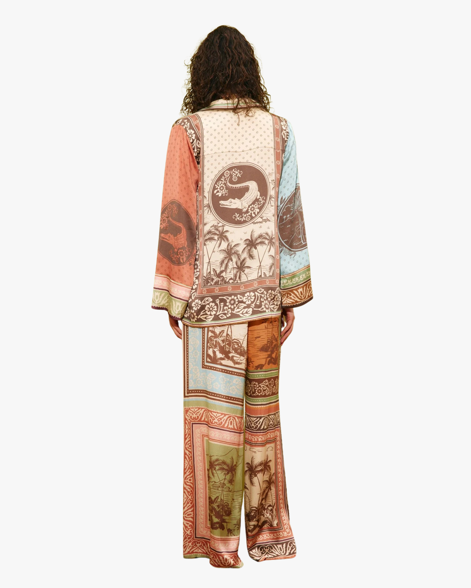 Relaxed Alberta Silk Shirt Multi