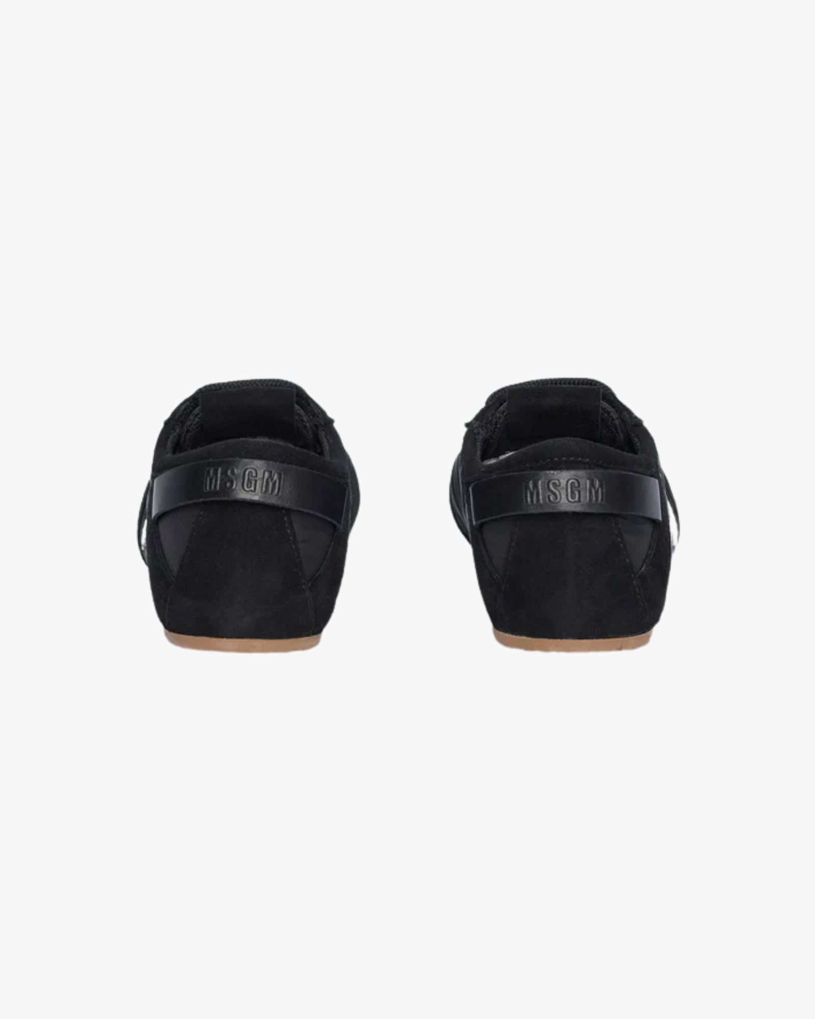 Black Super Flat suede sneakers