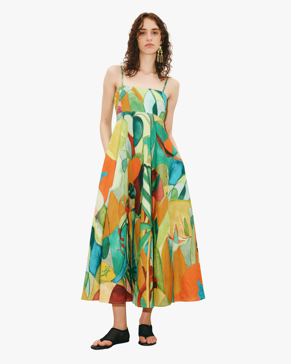 Mokshini Midi Sundress Multi