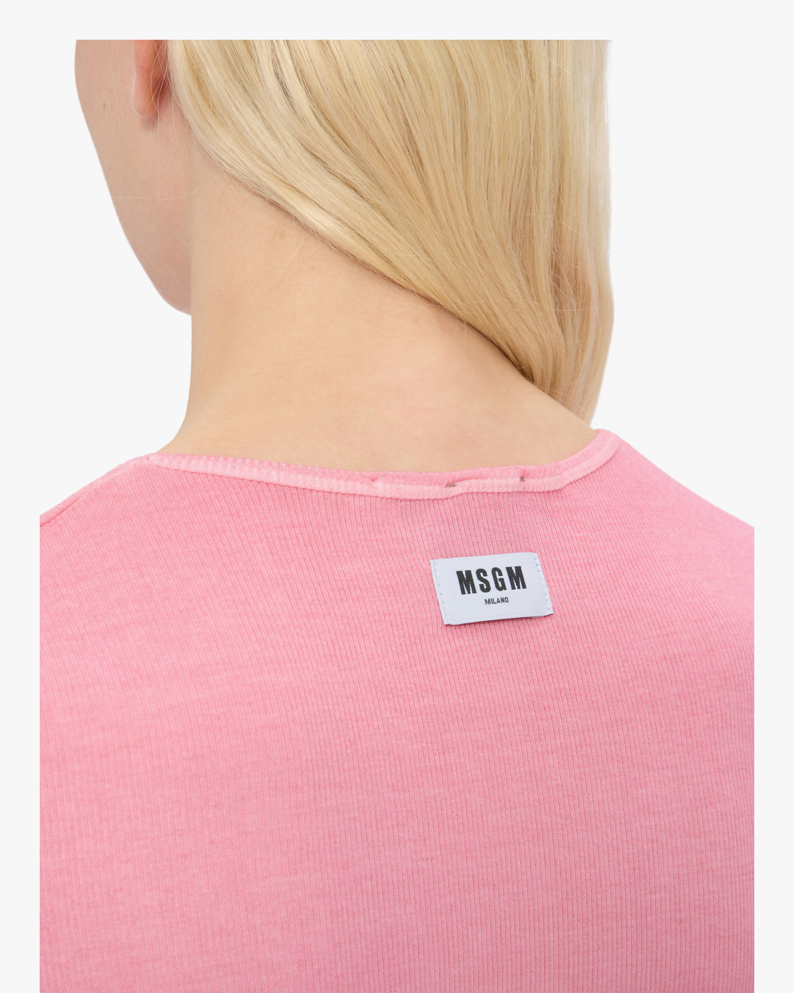 Msgm Bright Rose T-Shirt