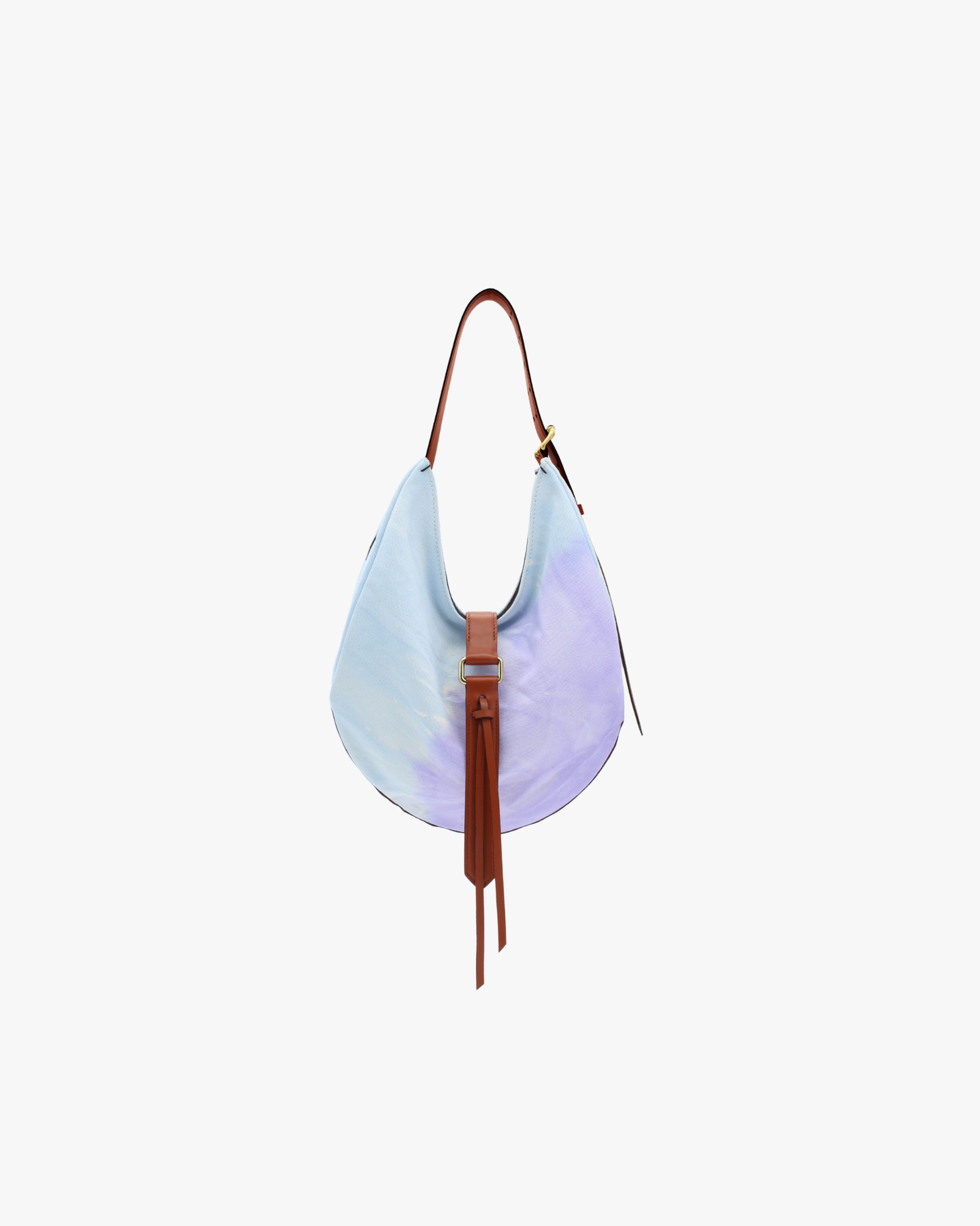 Sunset Bag Mini Tie-Dye Canvas Bag - Light Blue & Lilac