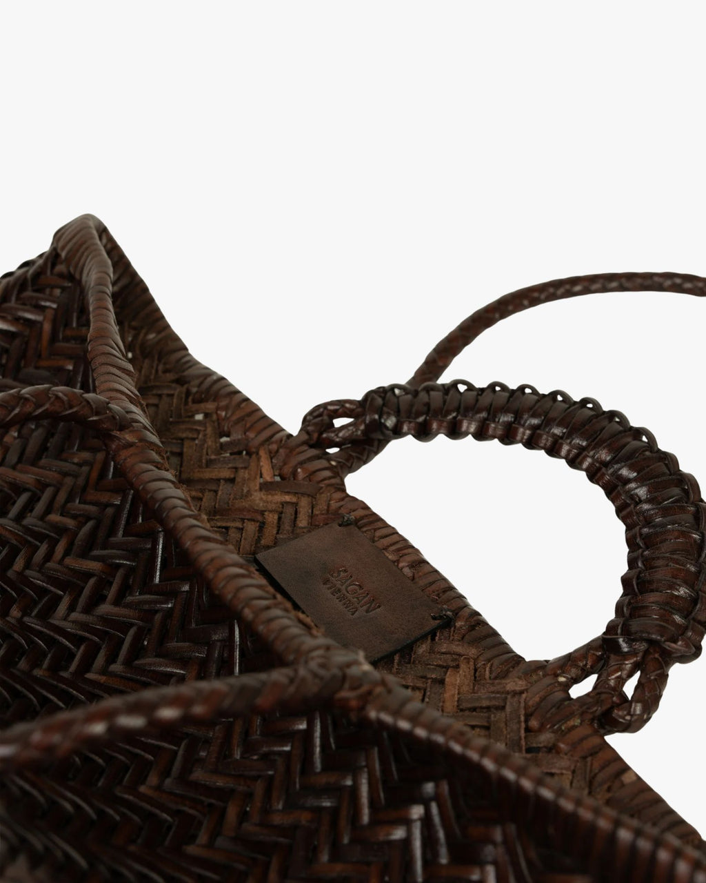 Pazar Tote Boat Handwoven Brown