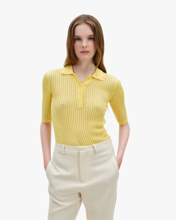 Cotton Net Rib Organic Cotton Top