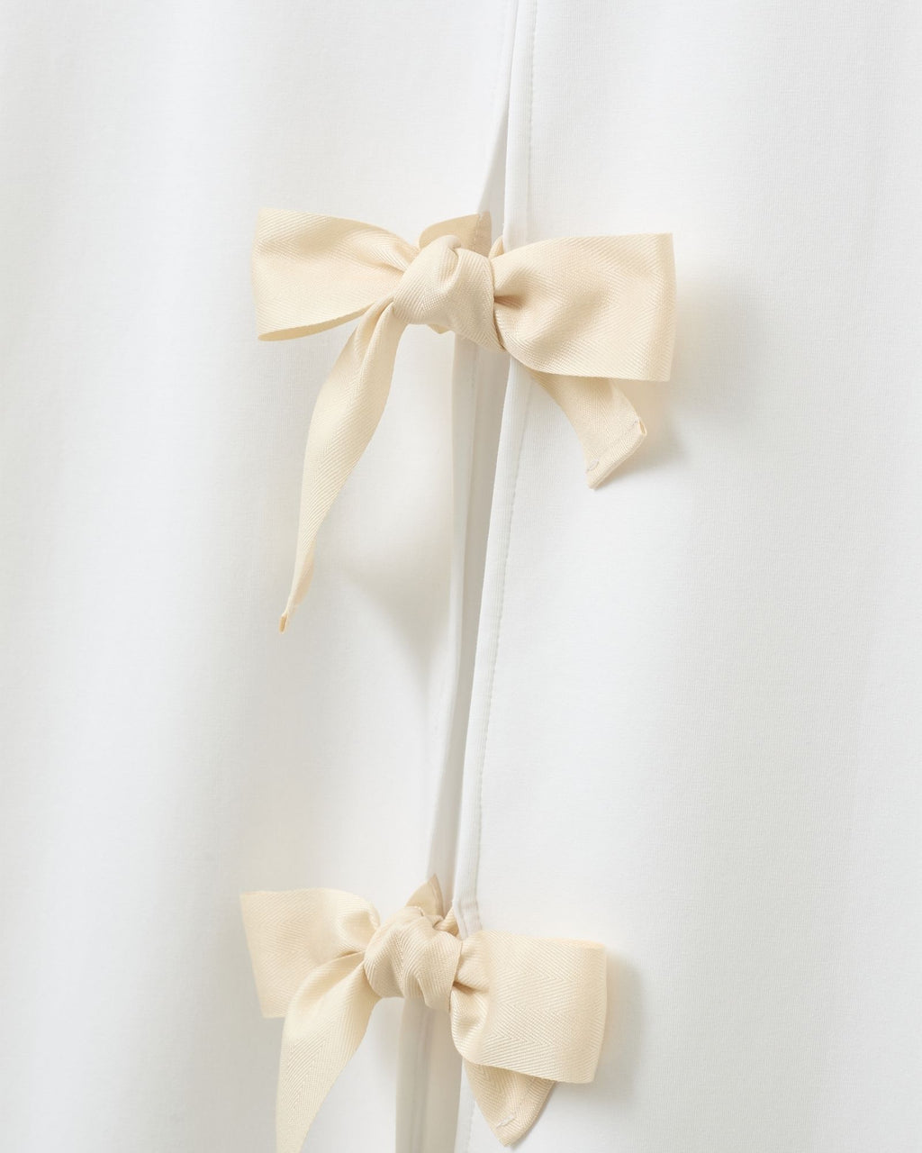 TG Bow Oversize Tee White