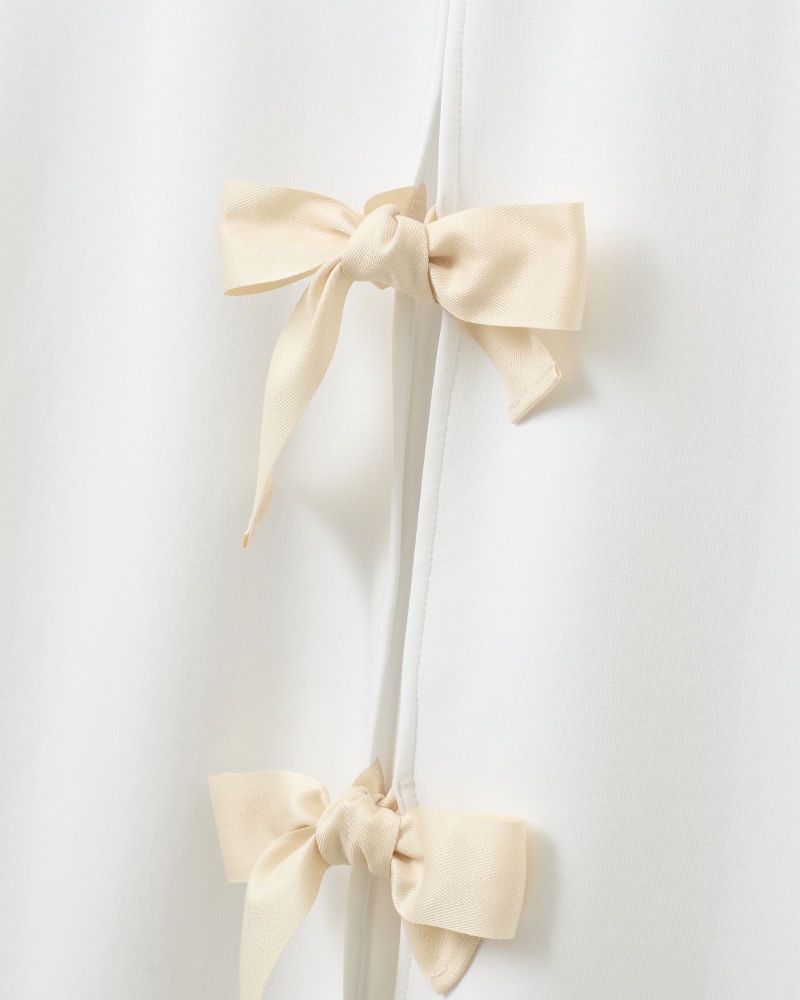 TG Bow Oversize Tee White