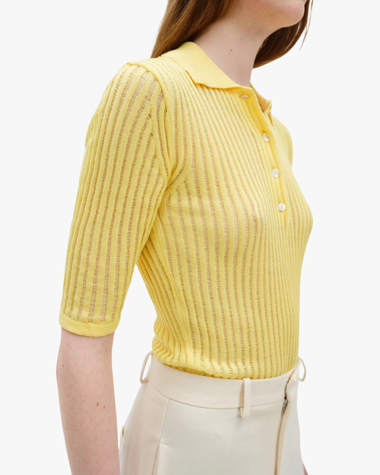 Cotton Net Rib Organic Cotton Top