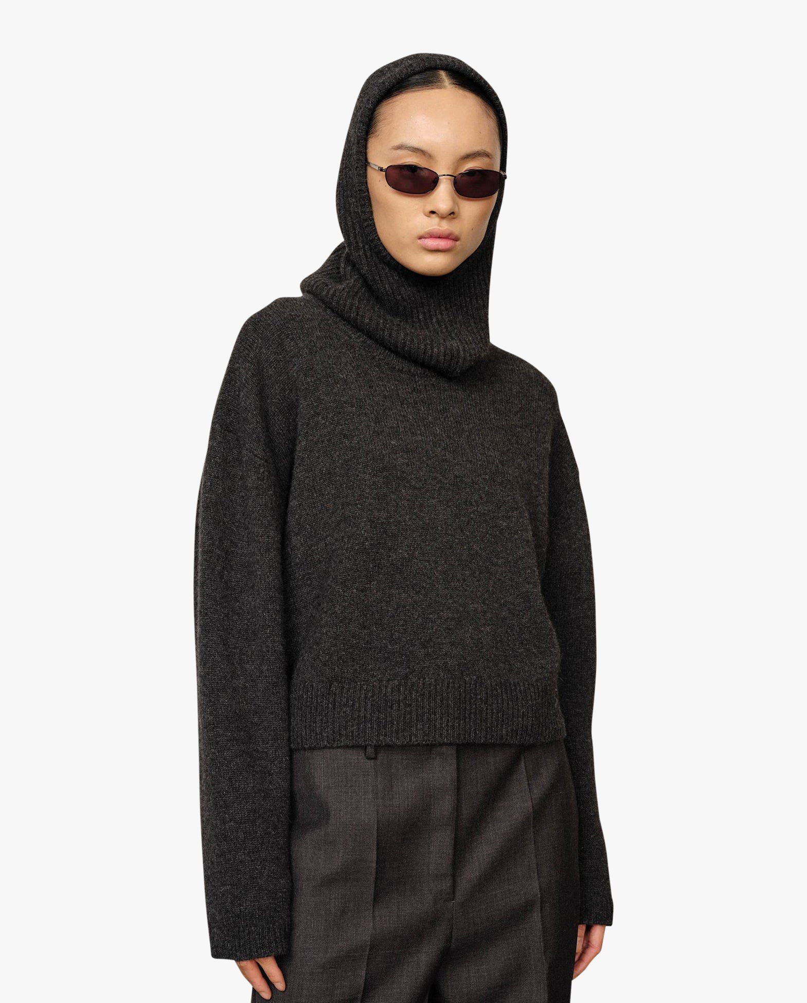 Calvin Pure Cashmere Balaclava Black