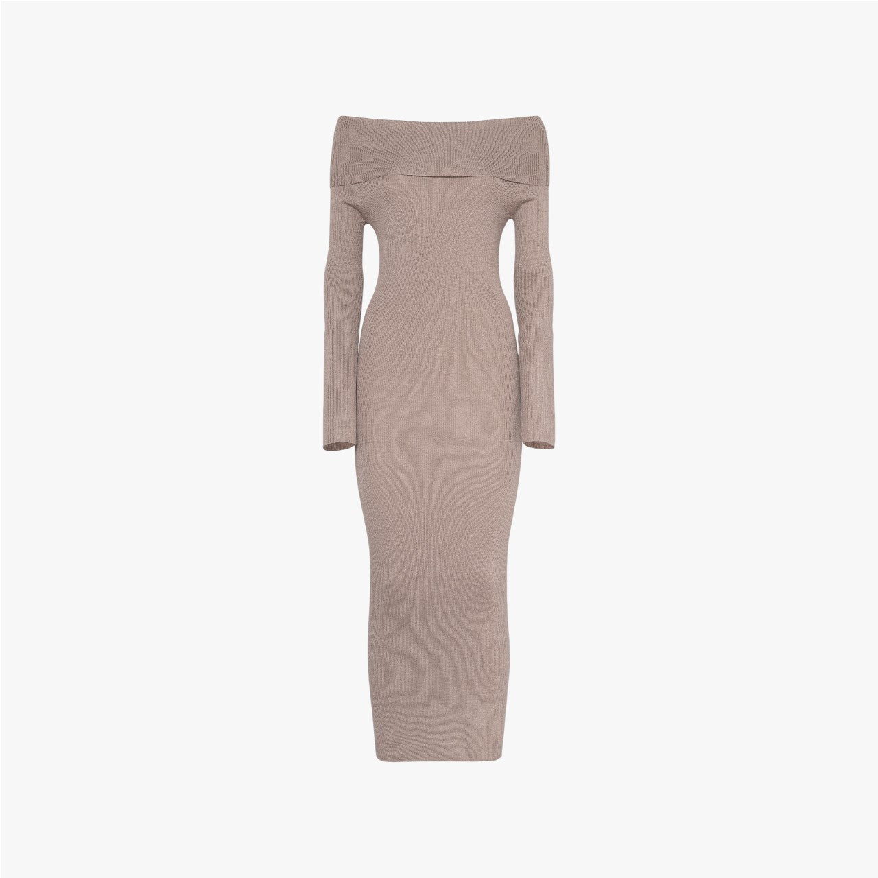 April - Dress in Silk and Cashmere - Taupe