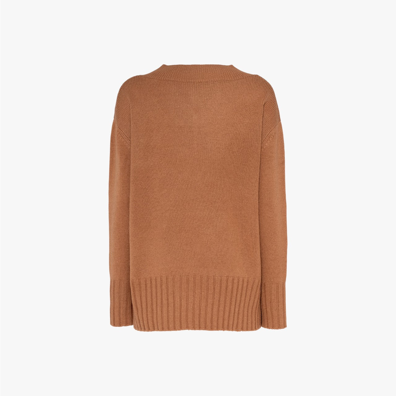 Mae - Sweater in Wool and Cashmere - Camel