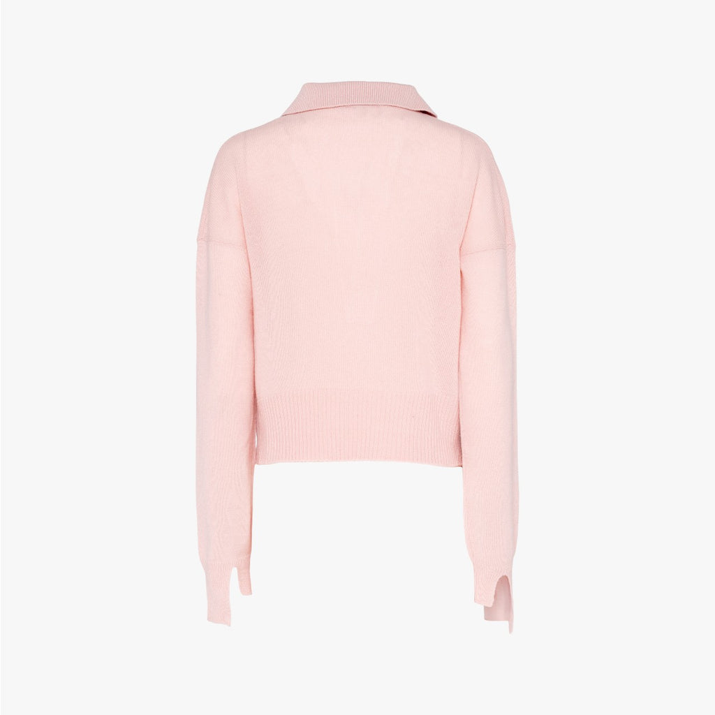 Julia - Polo in Cashmer - Pink
