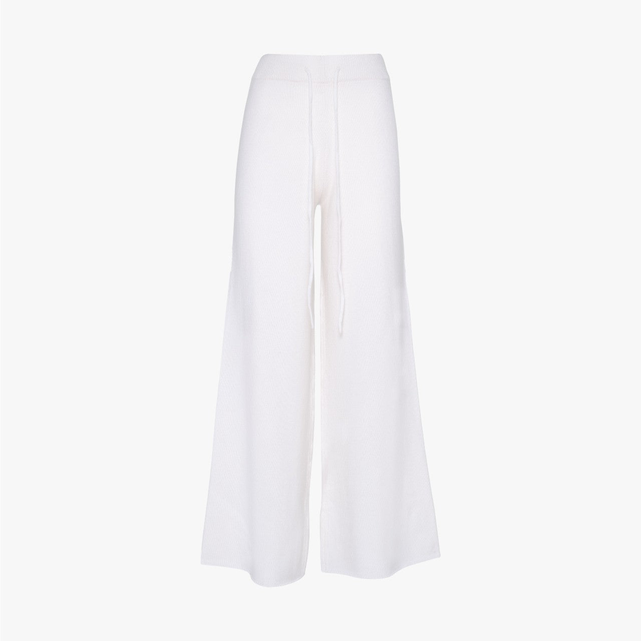 Stella - Pants in Wool and Cashmere - Off White