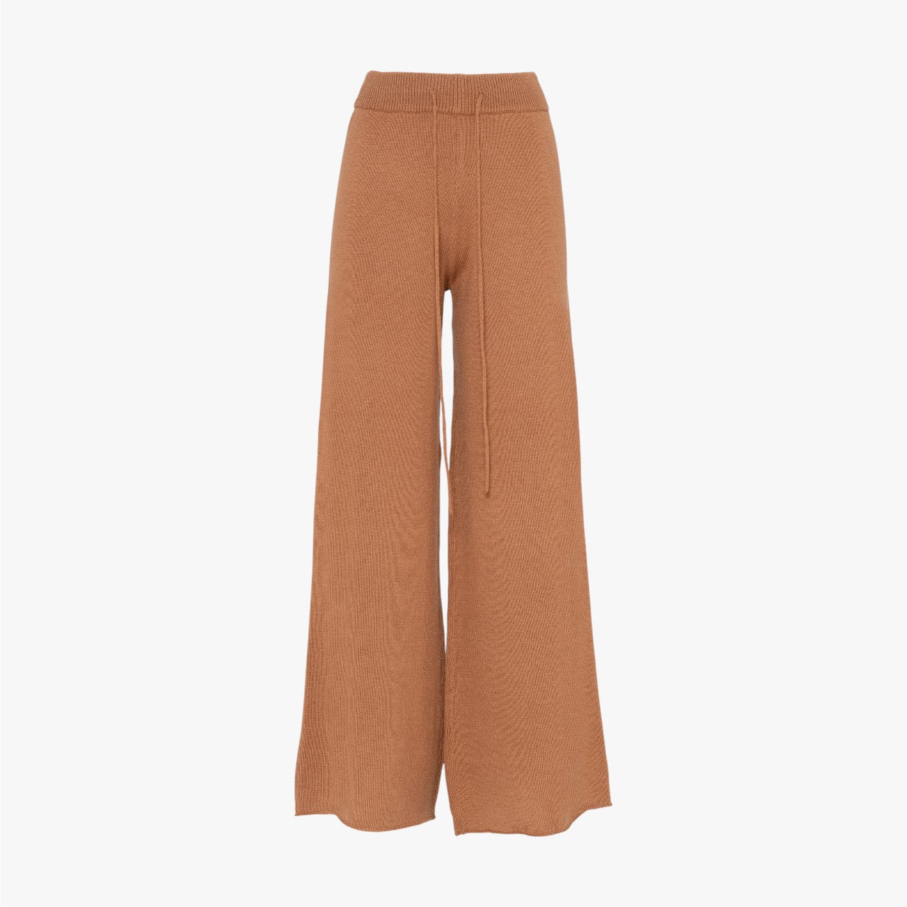 Stella - Pants in Wool and Cashmere - Camel