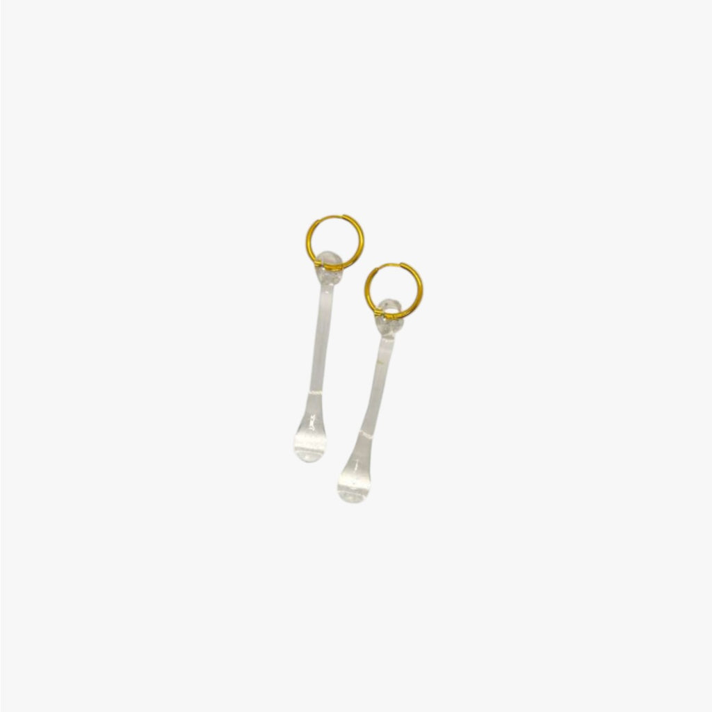 Drop Recycle Glass Earrings