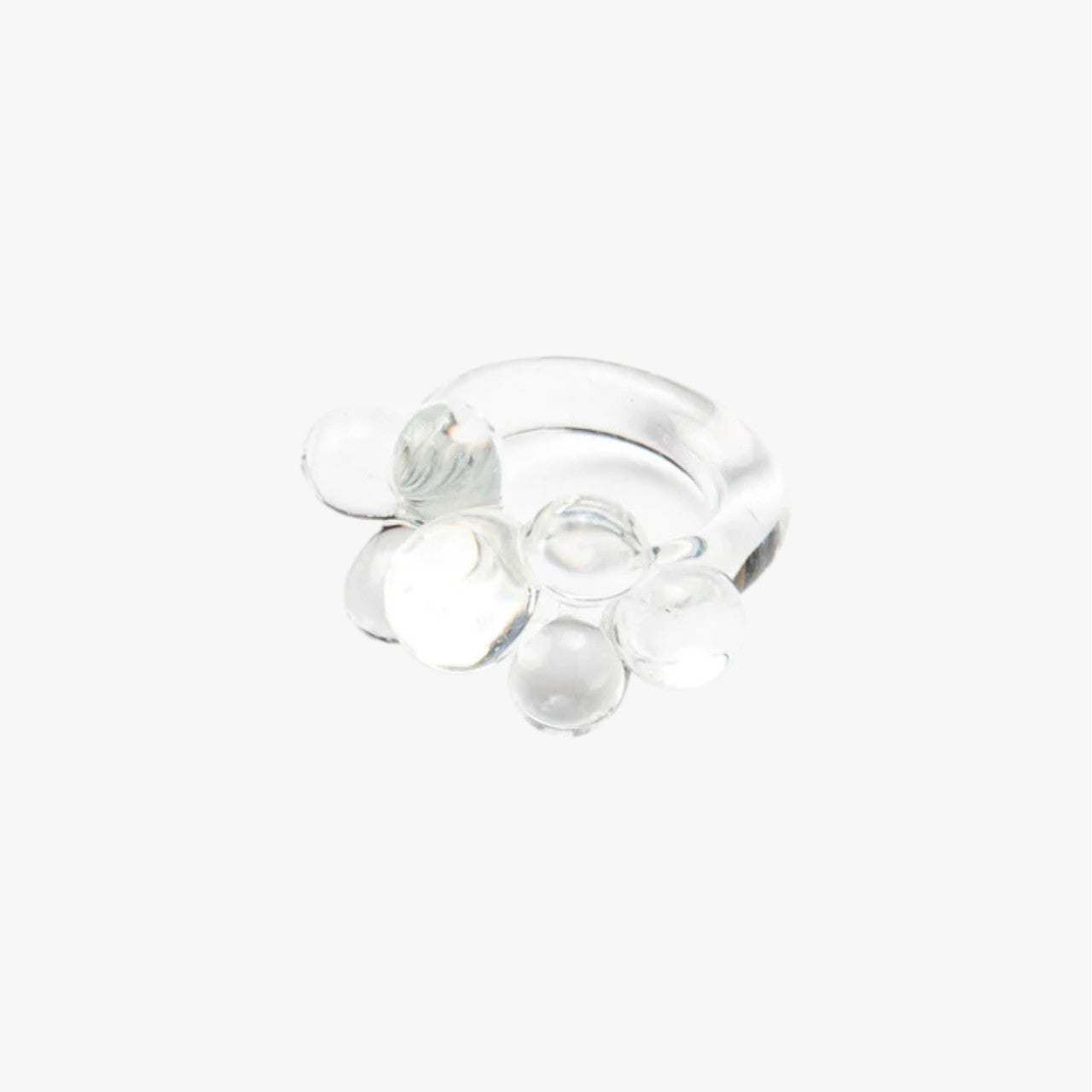 Magician Recycle Glass Ring Clear
