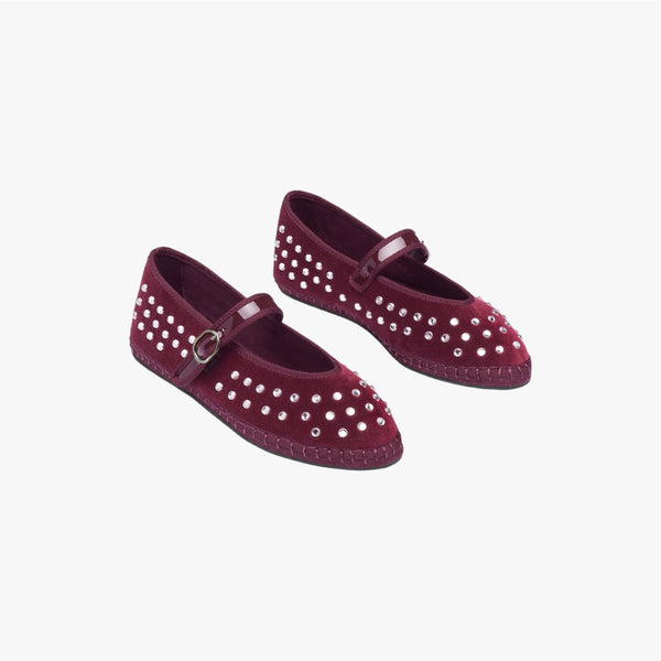 Mae Burgundy Mary Jane