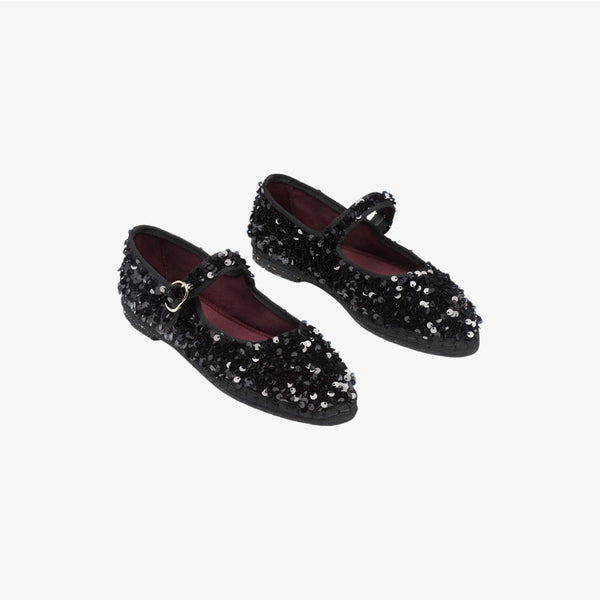 Sequined Velvet Mary Jane