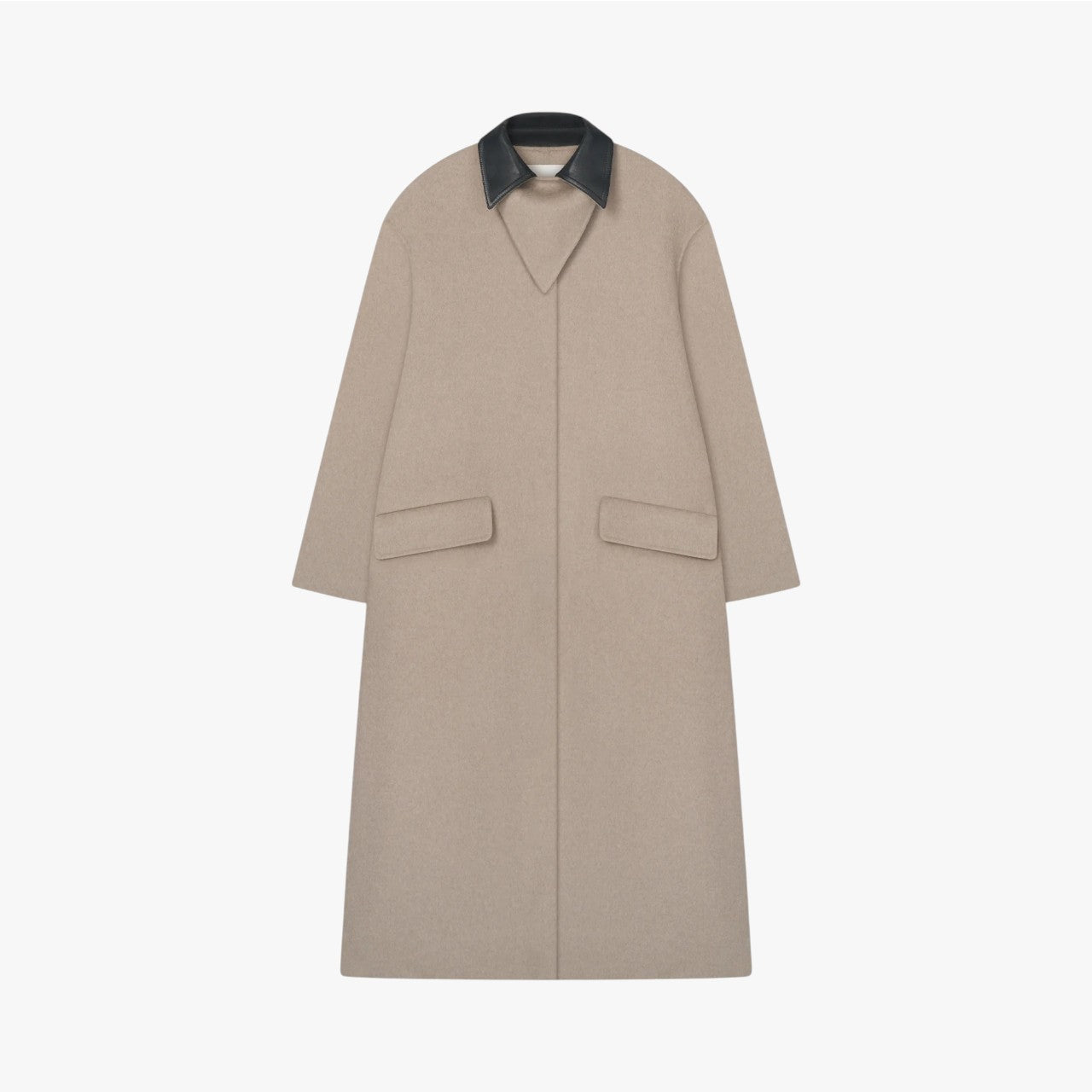 Rowina - Double Wool/Regen Leather Coat