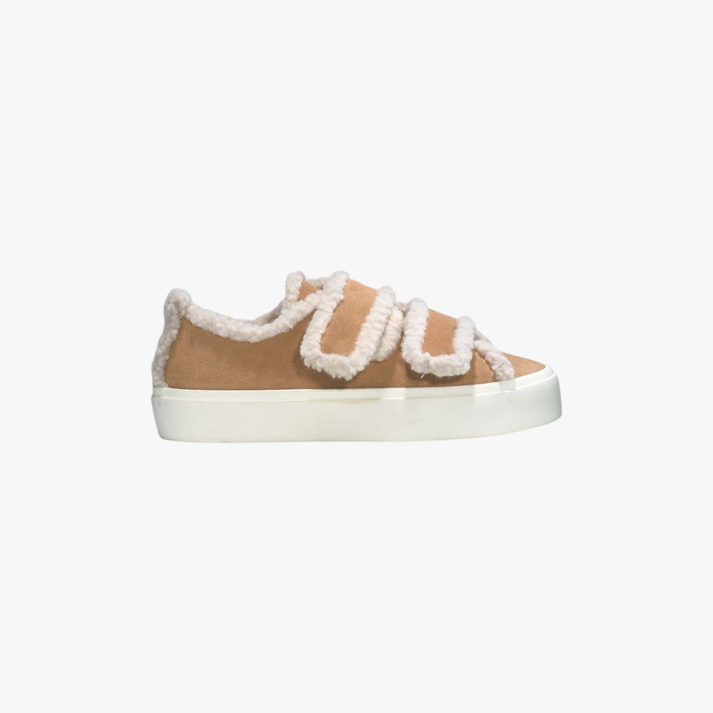 Shearling Low Velcro Sneaker