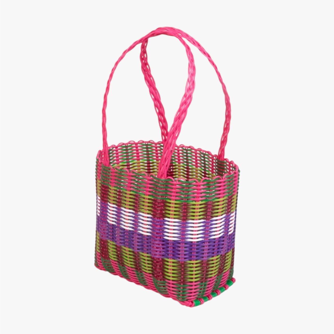 Basket Bag Small Loco Rosa