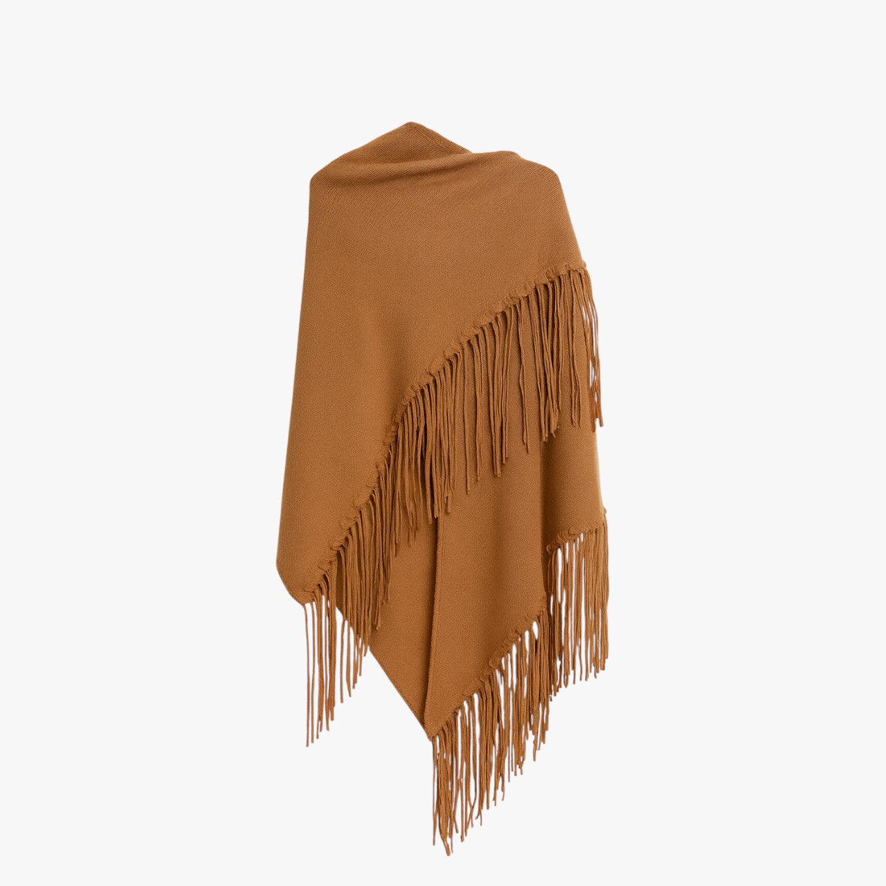 Frida - Shawl in Wool and Cashmere- Camel