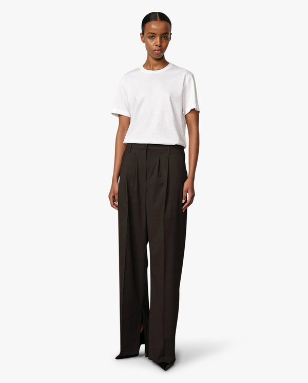 Low-Waist Tailored Pants