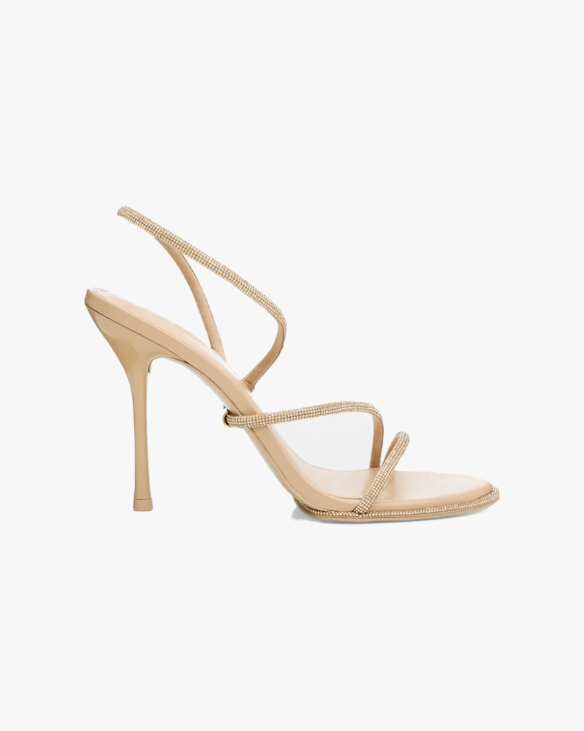 Rhinestone Heeled Sandal Candace Gold
