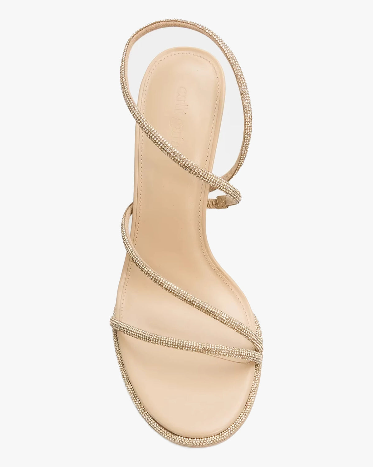 Rhinestone Heeled Sandal Candace Gold