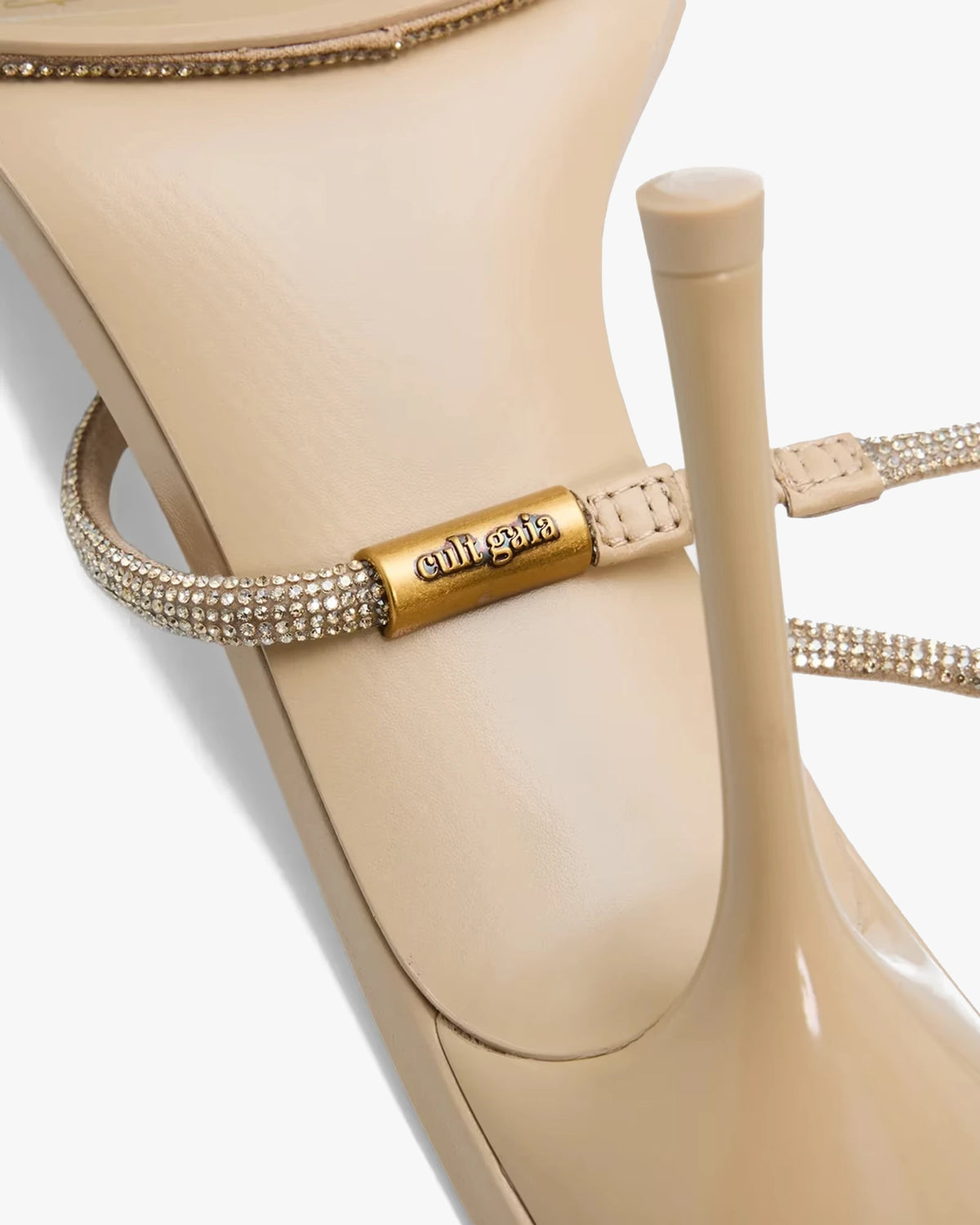 Rhinestone Heeled Sandal Candace Gold