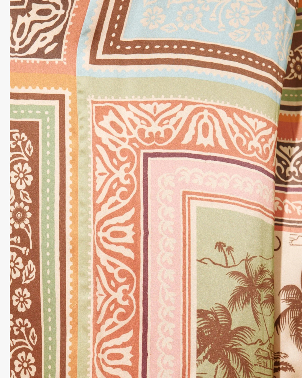 Relaxed Alberta Silk Pant Multi