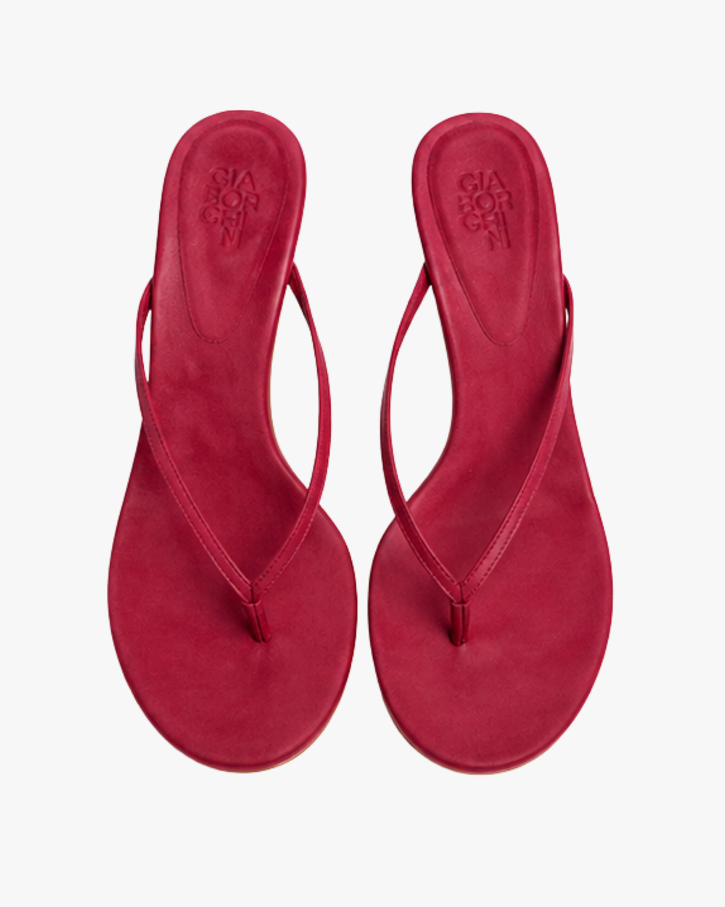 Aurorina 50Mm Heel Thong Sandal Cherry